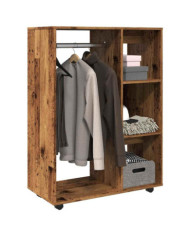 Garde-robe vieux bois 80x40x110 cm bois d'ingénierie | Mobilier & Déco