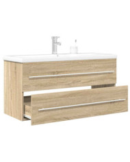 Ensemble de meubles de salle de bain 2 pcs chêne sonoma | Mobilier & Déco