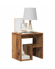 Tables de chevet 2 pcs vieux bois 40x30x40 cm bois d'ingénierie | Mobilier & Déco
