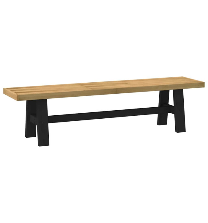 Banc à manger NOAIN pieds en forme de A 180x40x45 cm massif pin | Mobilier & Déco
