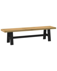 Banc à manger NOAIN pieds en forme de A 180x40x45 cm massif pin | Mobilier & Déco