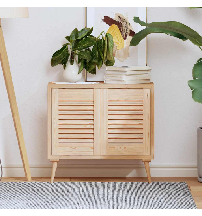 Portes d'armoire à persiennes 2 pcs 39,5x29,5 cm pin massif | Mobilier & Déco
