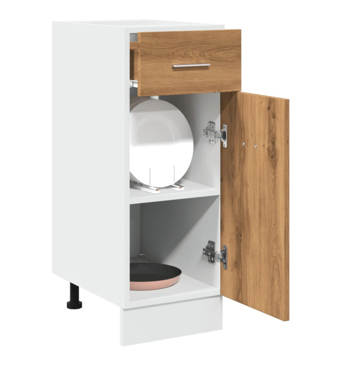 Armoire de plancher à tiroir "Lyon" chêne artisanal | Mobilier & Déco