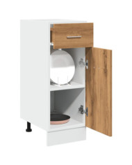 Armoire de plancher à tiroir "Lyon" chêne artisanal | Mobilier & Déco