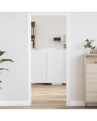 Portes battantes à persiennes 2 paires blanc 80x80 cm | Mobilier & Déco