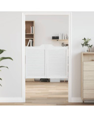 Portes battantes à persiennes 1 paire blanc 80x100 cm | Mobilier & Déco