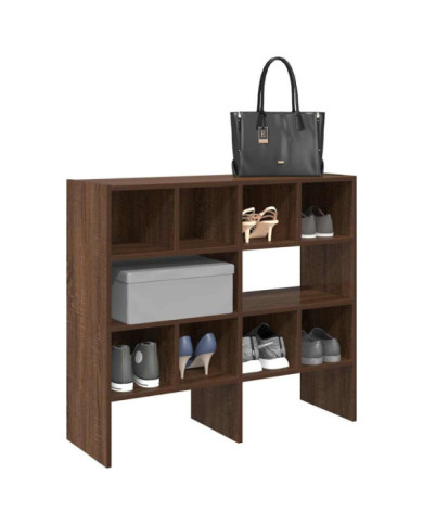 Étagères à chaussures 2 pcs empilable chêne marron 89,5x30x40cm | Mobilier & Déco