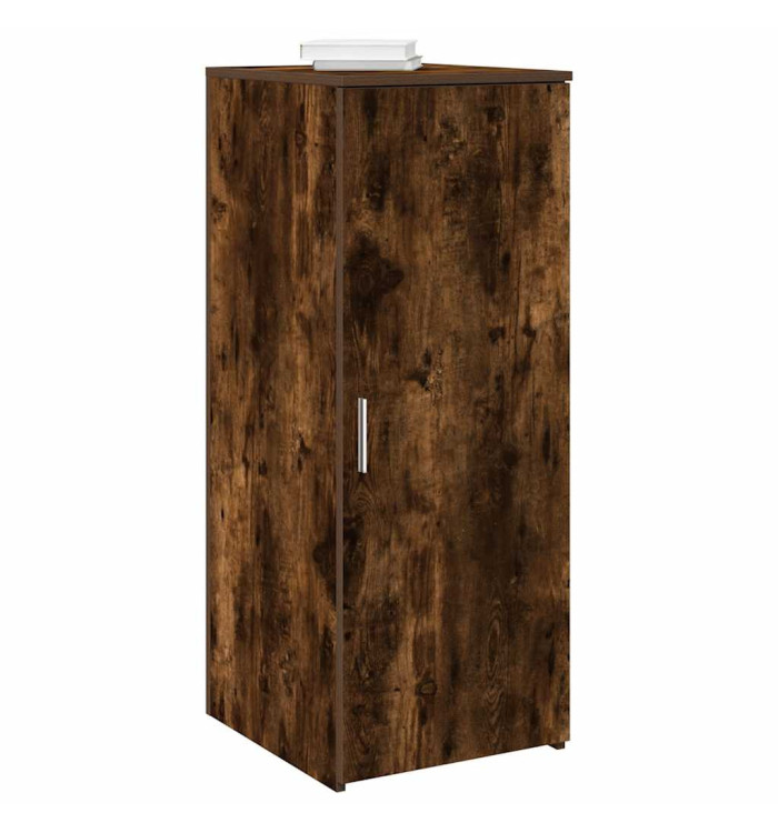 Armoire de rangement chêne fumé 40x45x103,5cm bois d'ingénierie | Mobilier & Déco