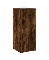 Armoire de rangement chêne fumé 40x45x103,5cm bois d'ingénierie | Mobilier & Déco