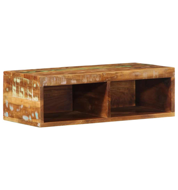  Meuble TV mural 60x30x19 cm bois massif de récupération | Mobilier & Déco
