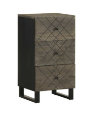 Buffet noir 40x33x75 cm bois massif de manguier | Mobilier & Déco