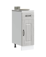 Armoire de cuisine Kalmar sonoma gris bois d'ingénierie | Mobilier & Déco