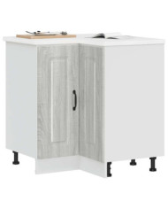 Armoire d'angle de cuisine Kalmar sonoma gris bois d'ingénierie | Mobilier & Déco