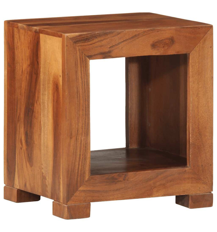 Table d'appoint 37x29x40 cm bois massif d'acacia | Mobilier & Déco