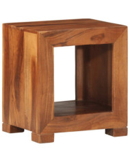 Table d'appoint 37x29x40 cm bois massif d'acacia | Mobilier & Déco