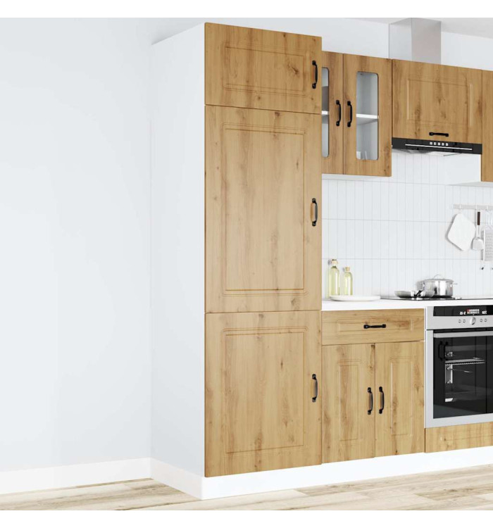 Armoire de cuisine Kalmar chêne artisanal bois d'ingénierie | Mobilier & Déco