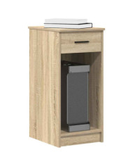 Support de tour d'ordinateur et tiroir chêne sonoma 35x45x77 cm | Mobilier & Déco