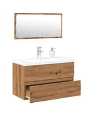 Ensemble de meubles salle de bain bois d'ingénierie | Mobilier & Déco
