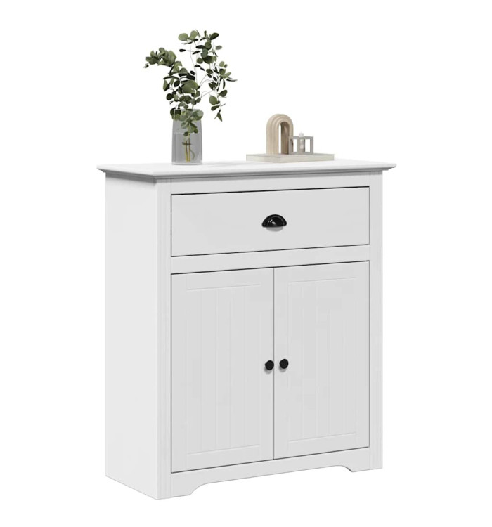 Armoire de couloir BODO blanc 80x35x90 cm | Mobilier & Déco