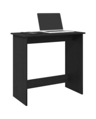 Bureau Noir 80x40x75 cm Aggloméré | Mobilier & Déco