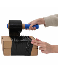 Films étirables 50 pcs noir 23 μm 10 cm x 150 m | Mobilier & Déco