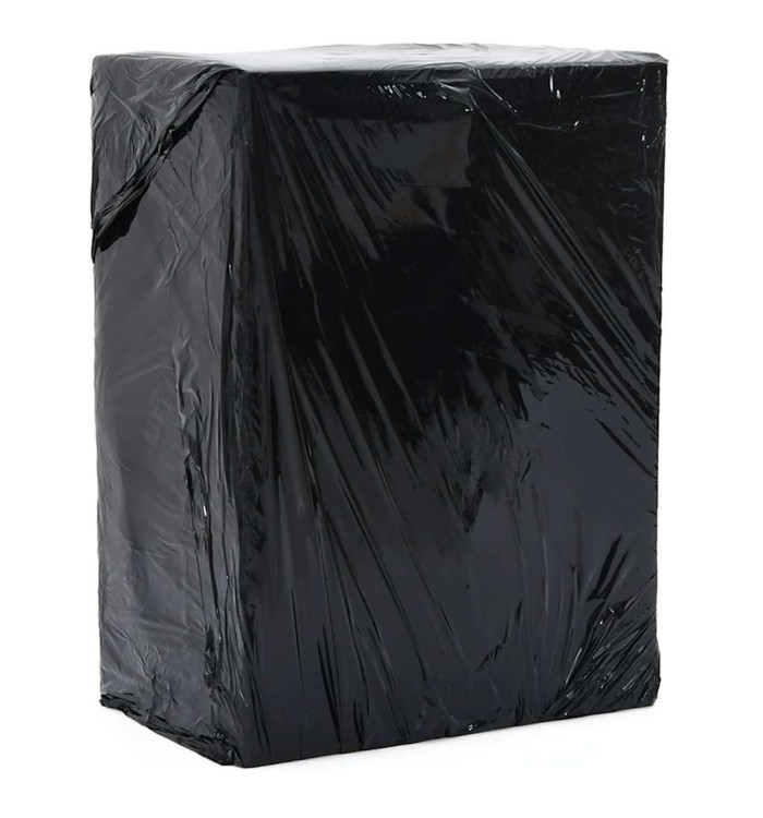 Film étirable 2 pcs noir 17 μm 50 cm x 300 m | Mobilier & Déco