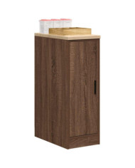 Armoire de rangement de garage chêne marron 30x51x85cm bois pin | Mobilier & Déco