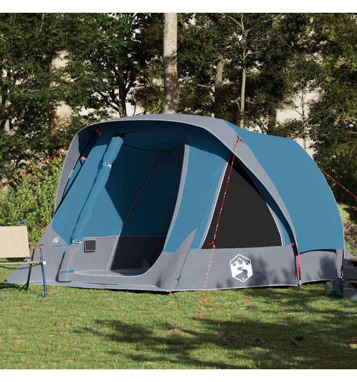 Tente de cabine familiale 6 personnes bleu imperméable | Mobilier & Déco