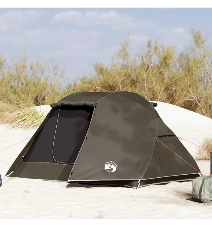 Tente de pêche 3 personnes marron imperméable | Mobilier & Déco