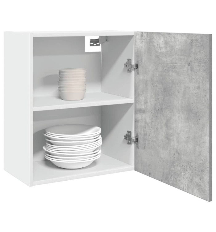 Armoire suspendue "Lyon" Gris béton 50x31x60 cm Aggloméré | Mobilier & Déco