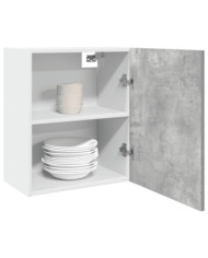 Armoire suspendue "Lyon" Gris béton 50x31x60 cm Aggloméré | Mobilier & Déco