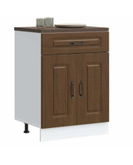 Armoire de cuisine Kalmar chêne marron bois d'ingénierie | Mobilier & Déco