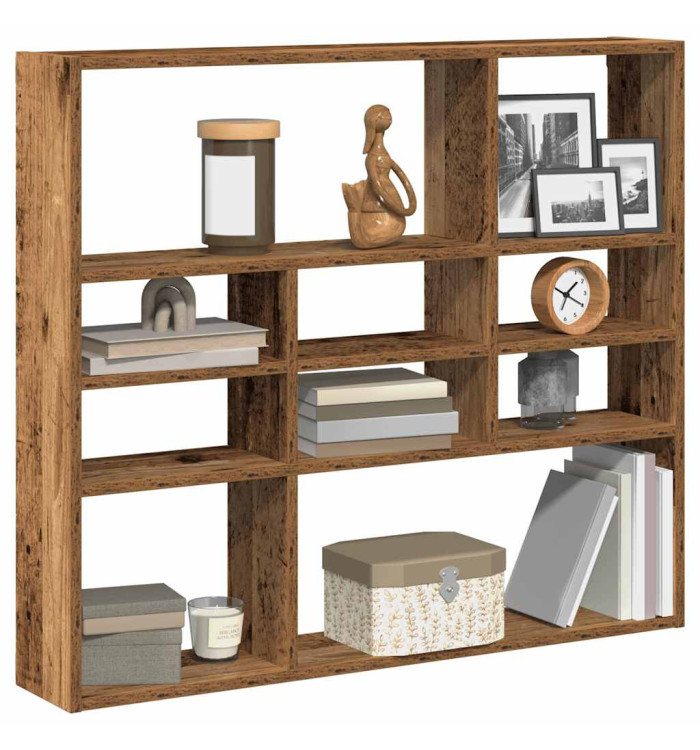 Étagère murale vieux bois 90x16x78 cm bois d'ingénierie | Mobilier & Déco