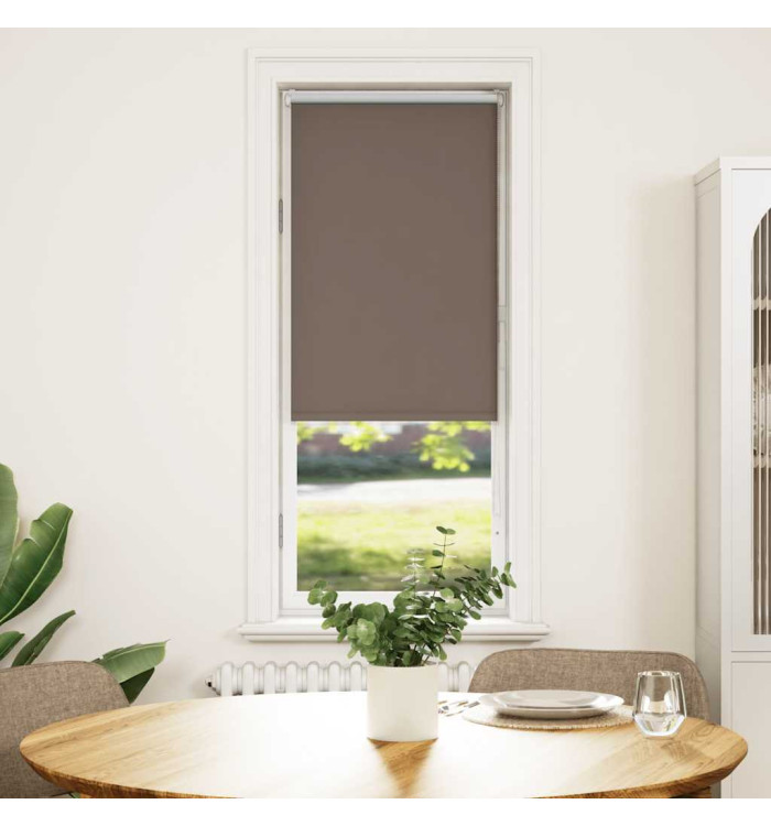 Store enrouleur occultant café 45x130cm largeur du tissu 40,7cm | Mobilier & Déco
