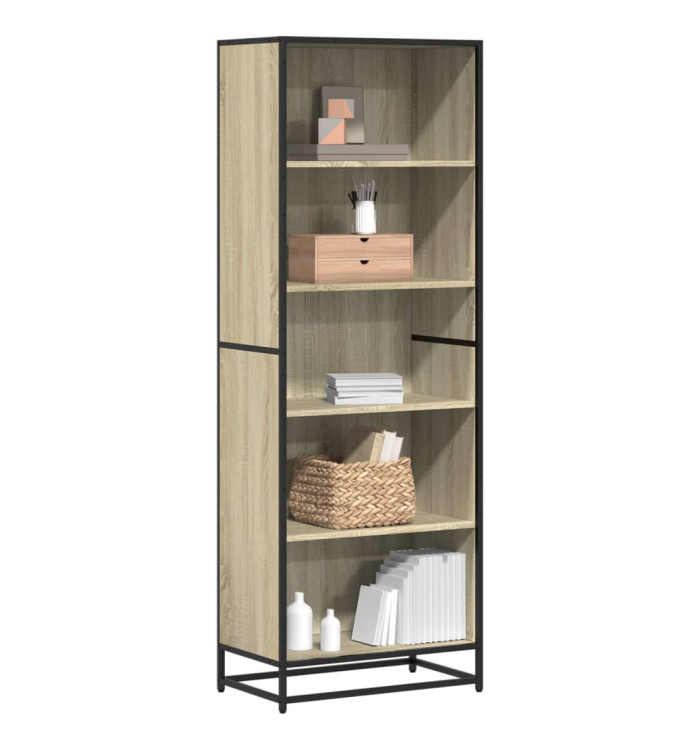 Bibliothèque chêne sonoma 60x35x170,5 cm bois d'ingénierie | Mobilier & Déco