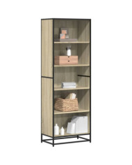 Bibliothèque chêne sonoma 60x35x170,5 cm bois d'ingénierie | Mobilier & Déco