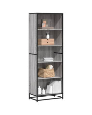 Bibliothèque sonoma gris 60x35x170,5 cm bois d'ingénierie | Mobilier & Déco