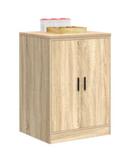 Armoire de rangement de garage chêne sonoma 60x51x85cm bois pin | Mobilier & Déco