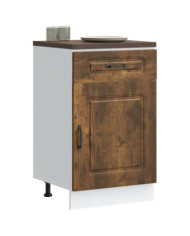 Armoire de cuisine Kalmar chêne fumé bois d'ingénierie | Mobilier & Déco