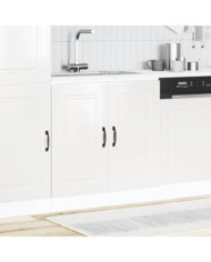 Meuble bas pour évier Kalmar blanc brillant 80x46x81,5 cm | Mobilier & Déco