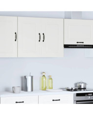 Armoire murale de cuisine Kalmar blanc bois d'ingénierie | Mobilier & Déco