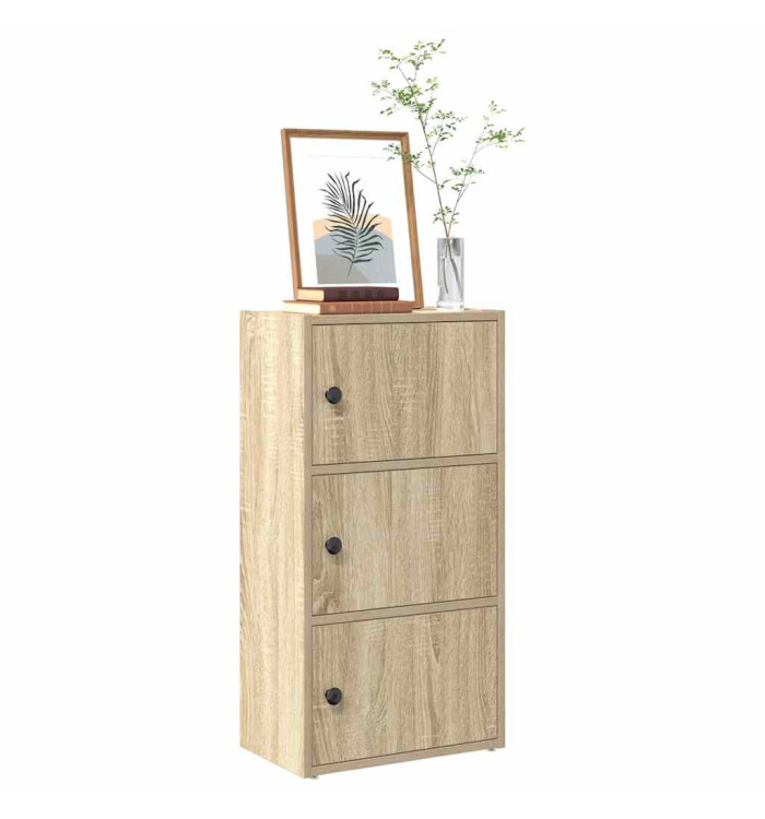 Bibliothèque chêne sonoma 40x24x77 cm bois d'ingénierie | Mobilier & Déco