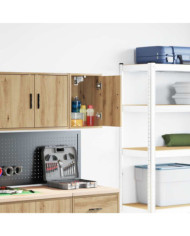 Armoire murale de garage chêne artisanal bois d'ingénierie | Mobilier & Déco