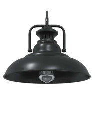 Lampe suspendue E27 noir Ø 31 cm fer | Mobilier & Déco