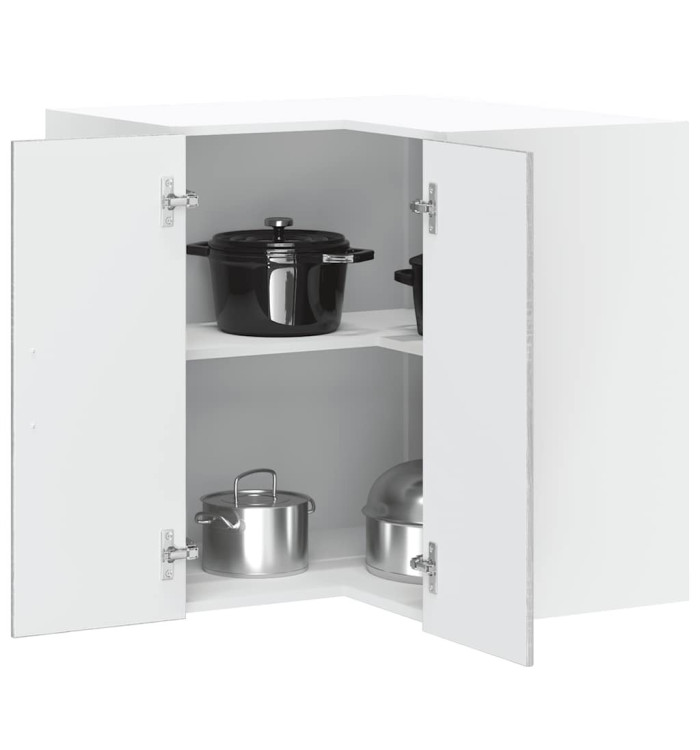 Armoire d'angle murale de cuisine Lucca sonoma gris | Mobilier & Déco