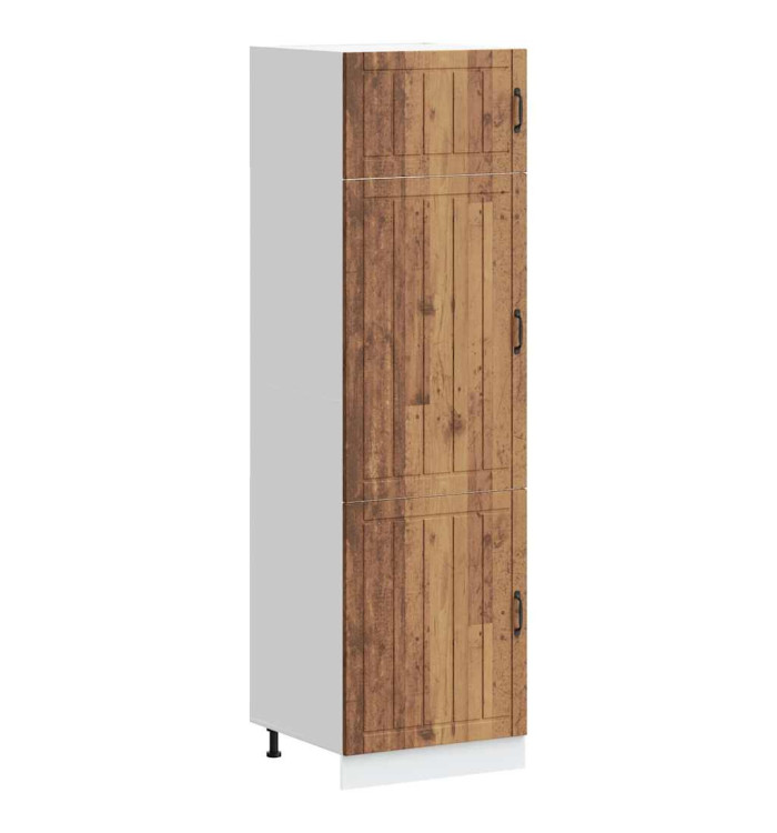 Armoire de cuisine Lucca vieux bois bois d'ingénierie | Mobilier & Déco