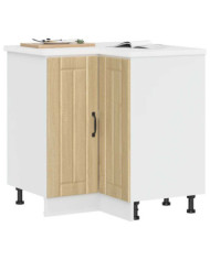 Armoire d'angle de cuisine Lucca chêne sonoma bois d'ingénierie | Mobilier & Déco