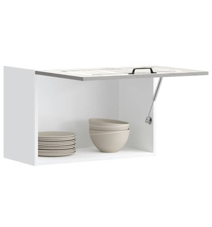 Armoire murale de cuisine Kalmar sonoma gris bois d'ingénierie | Mobilier & Déco