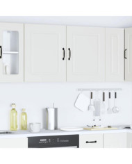 Armoires murales de cuisine 2pcs Kalmar blanc bois d'ingénierie | Mobilier & Déco