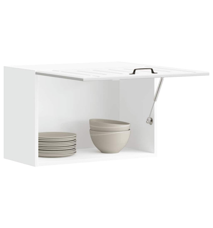 Armoire murale de cuisine Lucca blanc bois d'ingénierie | Mobilier & Déco